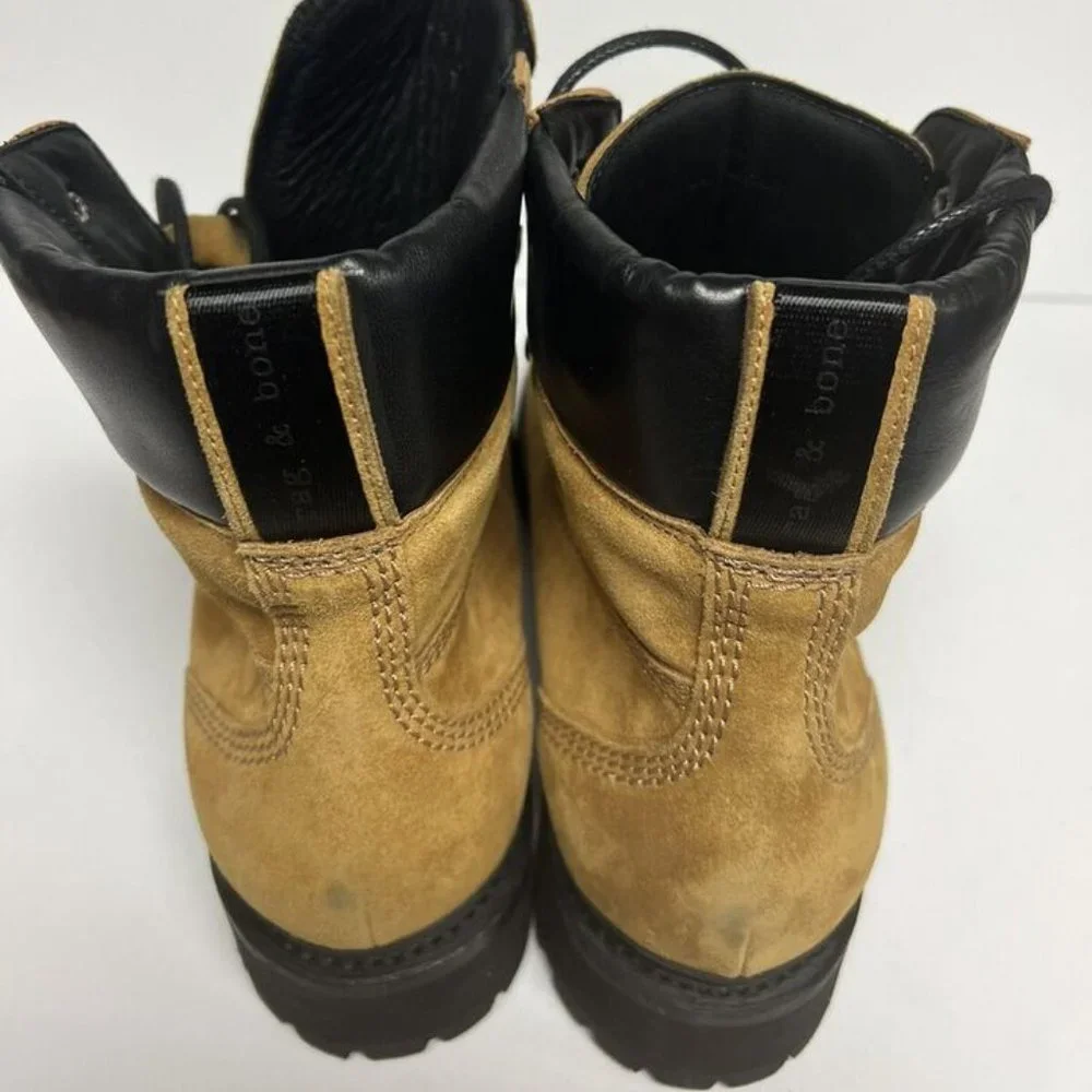 Rag & Bone Men's City Hiker Boot Oak Suede, Size US 12M, EUR 45
